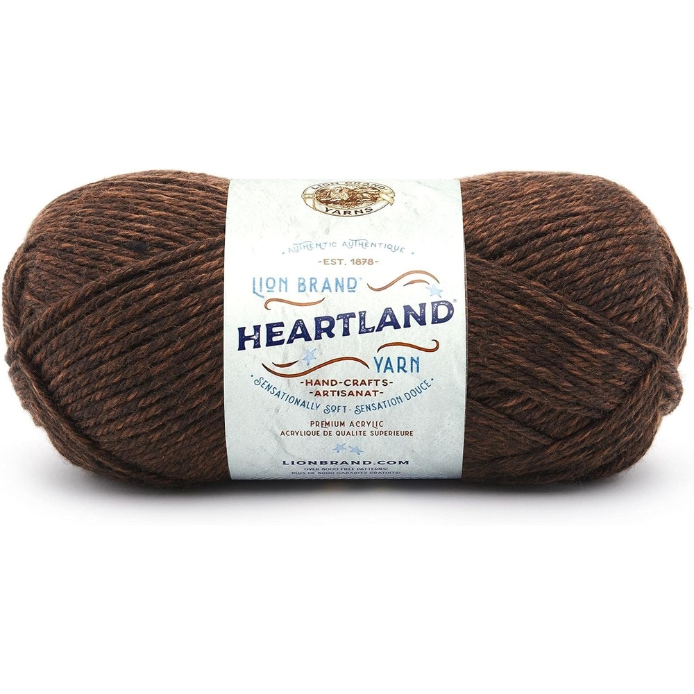 image:imageLion Brand Yarn Heartland Yarn WorstedWeight Yarn for Knitting Crocheting and Crafting 1 Pack North CascadesSequoia