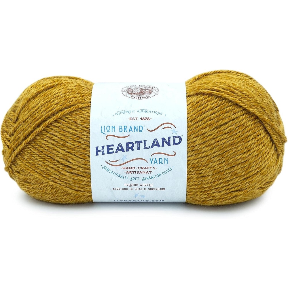 image:imageLion Brand Yarn Heartland Yarn WorstedWeight Yarn for Knitting Crocheting and Crafting 3 Pack Indiana DunesCanyonlands