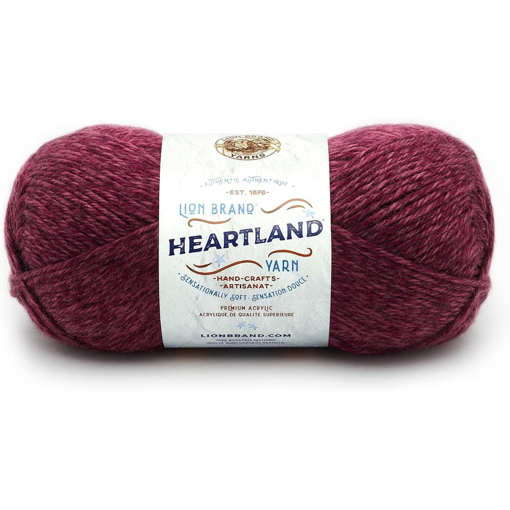 image:imageLion Brand Yarn Heartland Yarn WorstedWeight Yarn for Knitting Crocheting and Crafting 3 Pack Indiana DunesMulticolor