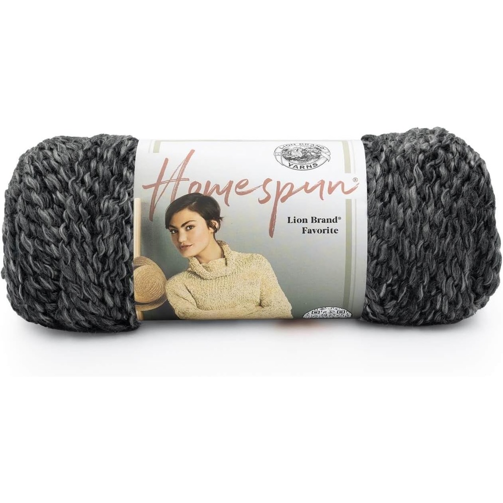image:imageLion Brand Yarn Homespun Yarn Soft Bulky Yarn for Knitting Crocheting and Crafting 1 pack WildfireEdwardian