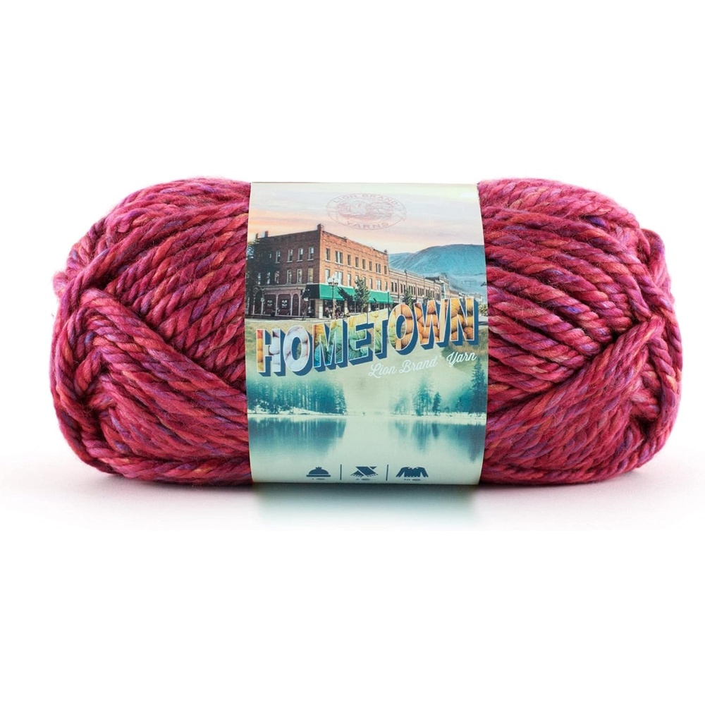 image:imageLion Brand Yarn Hometown Super Bulky Yarn 50 Shades Pack 12 SkeinsPhoenix Azalea