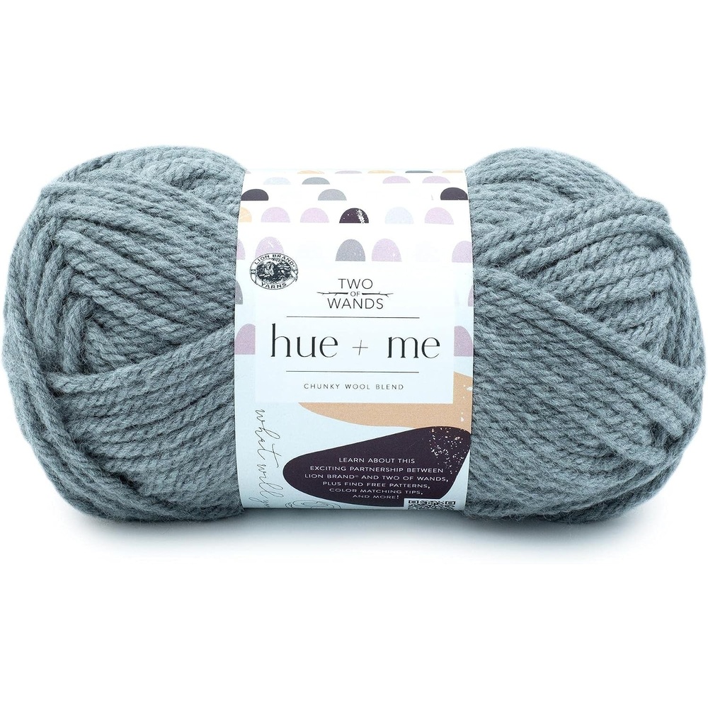 image:imageLion Brand Yarn Hue Me Chunky Yarn for Crocheting Knitting and Crafts Crush 3 PackCement