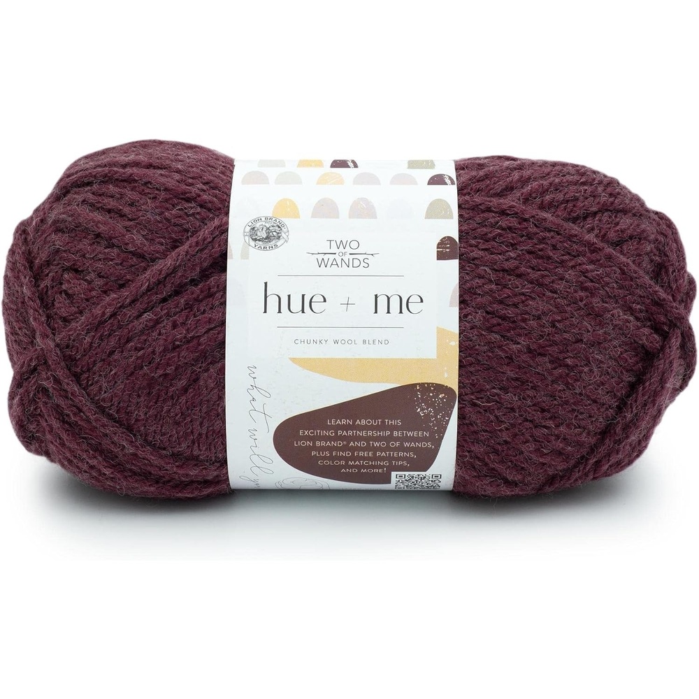 image:imageLion Brand Yarn Hue Me Chunky Yarn for Crocheting Knitting and Crafts Crush 3 PackCrush