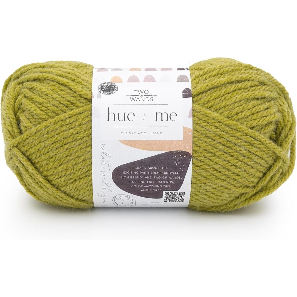 image:imageLion Brand Yarn Hue Me Chunky Yarn for Crocheting Knitting and Crafts Crush 3 PackDirty Chartreuse