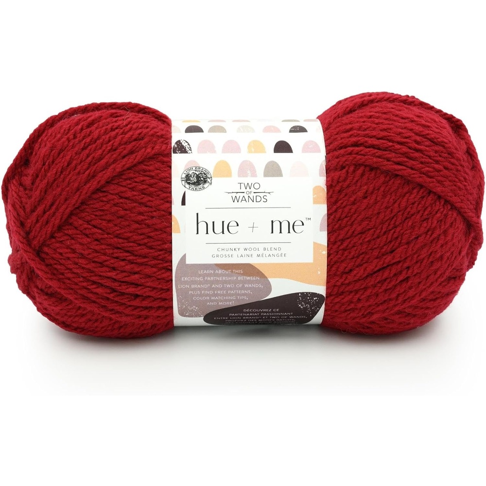 image:imageLion Brand Yarn Hue Me Chunky Yarn for Crocheting Knitting and Crafts Crush 3 PackFramboise