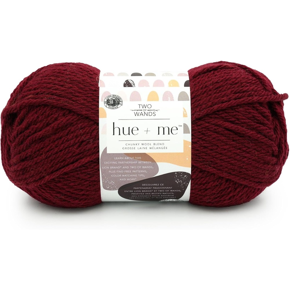 image:imageLion Brand Yarn Hue Me Chunky Yarn for Crocheting Knitting and Crafts Crush 3 PackGamay
