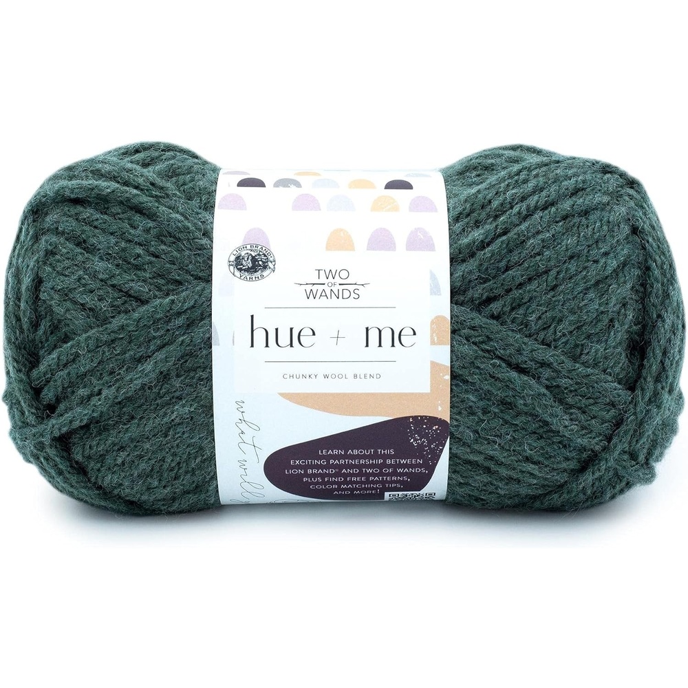 image:imageLion Brand Yarn Hue  Me Chunky Yarn for Crocheting Knitting and Crafts Crush 3 PackJuniper