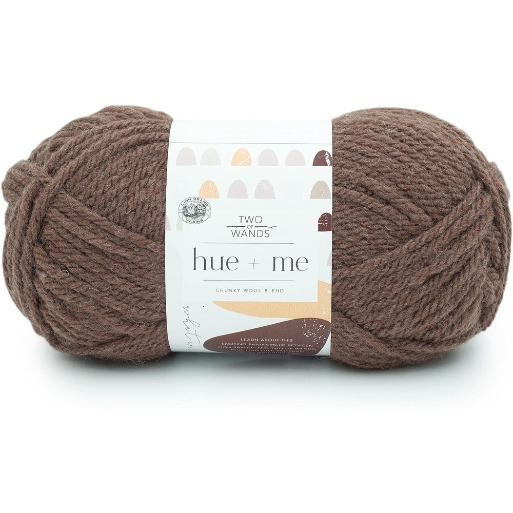 image:imageLion Brand Yarn Hue Me Chunky Yarn for Crocheting Knitting and Crafts Crush 3 PackMacchiato