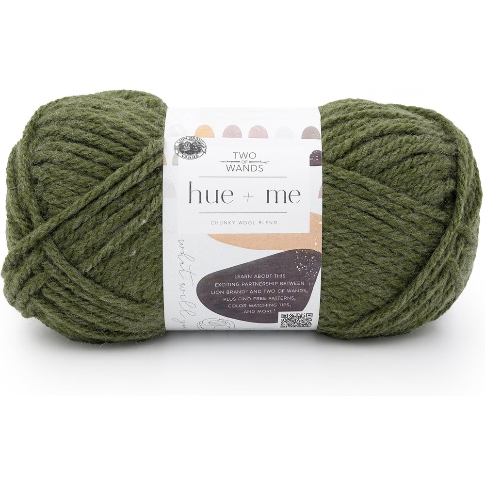 image:imageLion Brand Yarn Hue Me Chunky Yarn for Crocheting Knitting and Crafts Crush 3 PackMoss