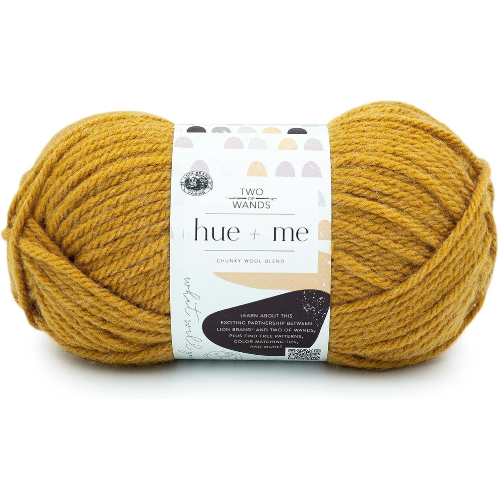 image:imageLion Brand Yarn Hue Me Chunky Yarn for Crocheting Knitting and Crafts Crush 3 PackMustard
