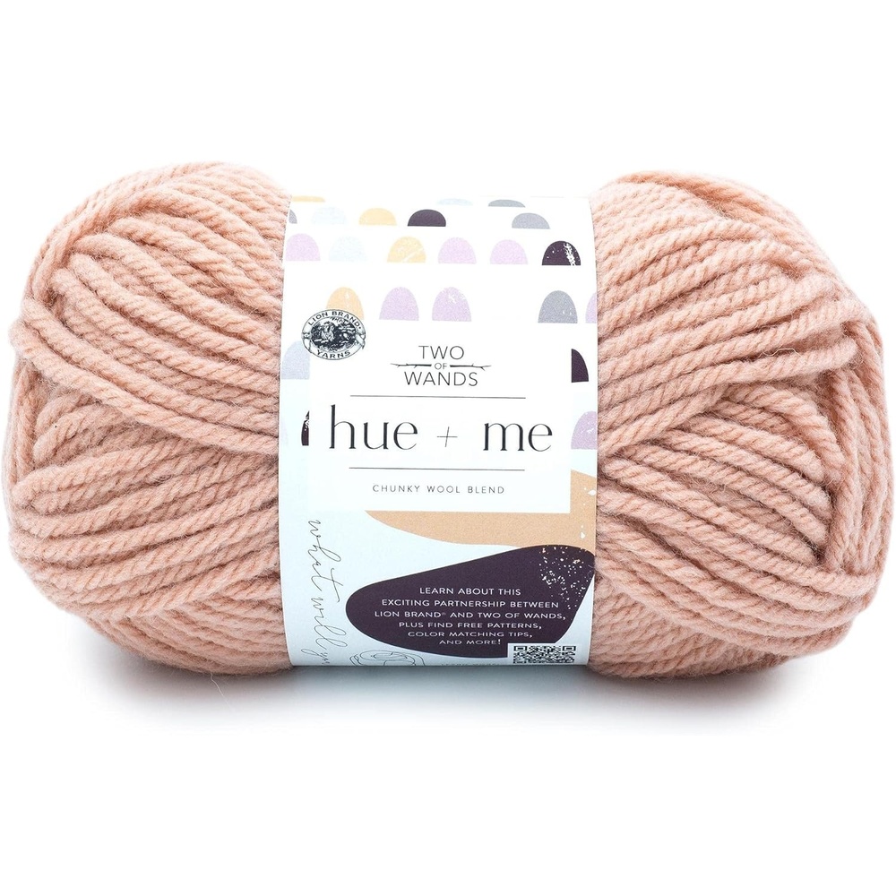 image:imageLion Brand Yarn Hue Me Chunky Yarn for Crocheting Knitting and Crafts Crush 3 PackRose Water