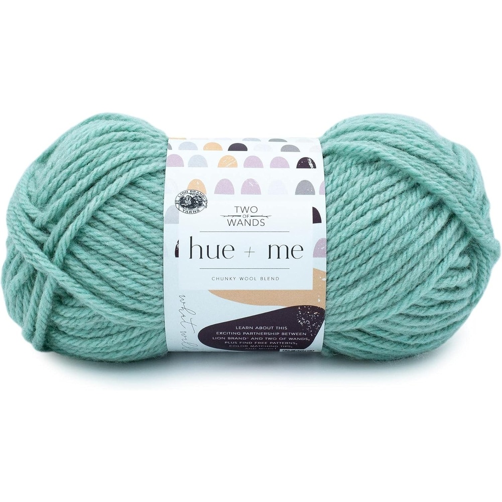 image:imageLion Brand Yarn Hue Me Chunky Yarn for Crocheting Knitting and Crafts Crush 3 PackSea Glass