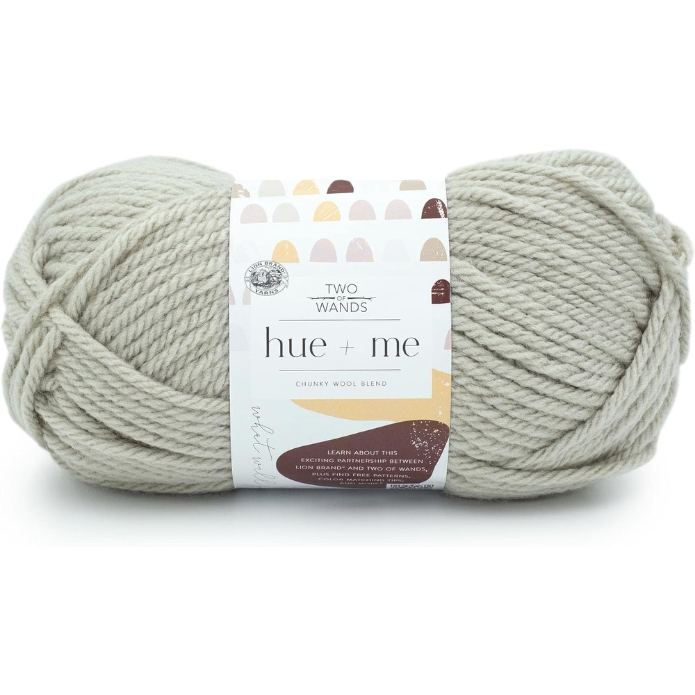 image:imageLion Brand Yarn Hue Me Chunky Yarn for Crocheting Knitting and Crafts Crush 3 PackWhisper