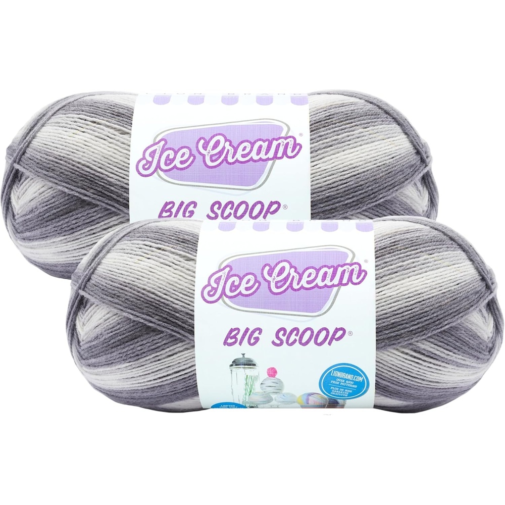 image:imageLion Brand Yarn Ice Cream Big Scoop Yarn Tutti FruttiCookies Cream