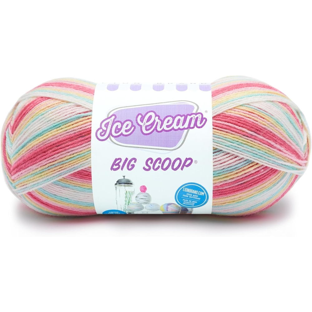 image:imageLion Brand Yarn Ice Cream Big Scoop Yarn Tutti FruttiTutti Frutti