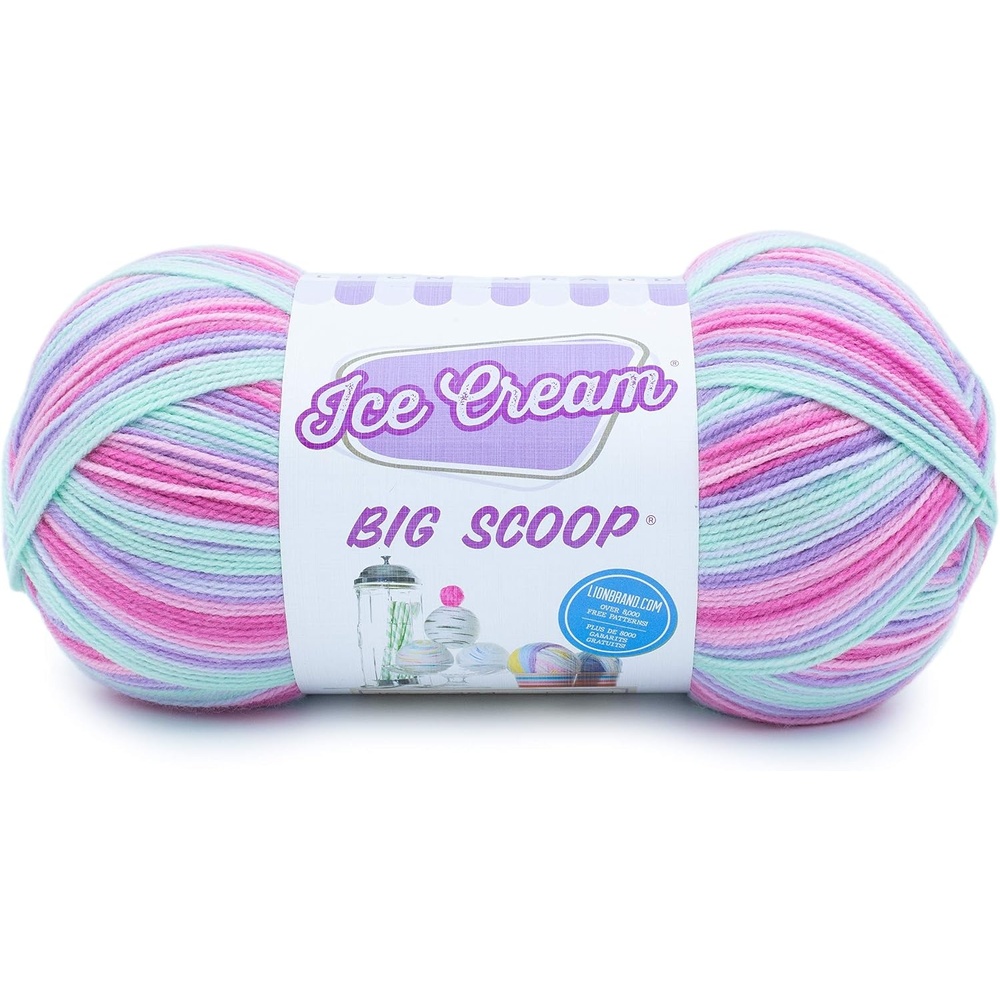 image:imageLion Brand Yarn Ice Cream Big Scoop Yarn Tutti FruttiUnicorn