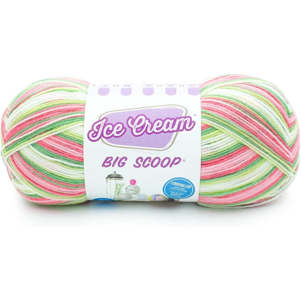 image:imageLion Brand Yarn Ice Cream Big Scoop Yarn Tutti FruttiWatermelon