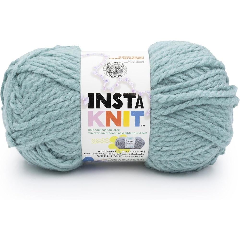 image:imageLion Brand Yarn InstaKnit Beginner Yarn for Knitting Singing Like A Canary 1 PackBeach Please