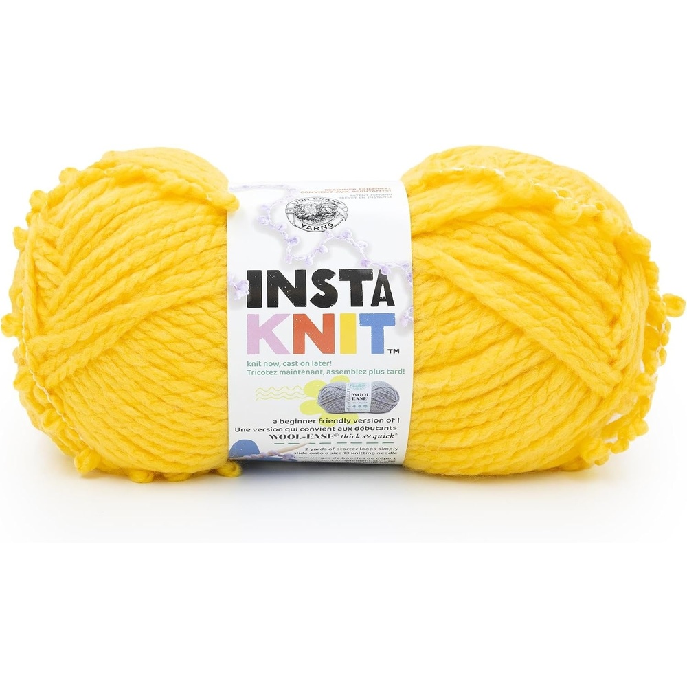 image:imageLion Brand Yarn InstaKnit Beginner Yarn for Knitting Singing Like A Canary 1 PackSinging Like A Canary
