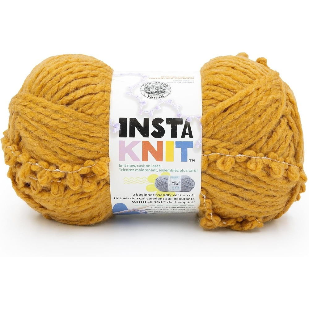image:imageLion Brand Yarn InstaKnit Beginner Yarn for Knitting Singing Like A Canary 1 PackYou MustArdmit