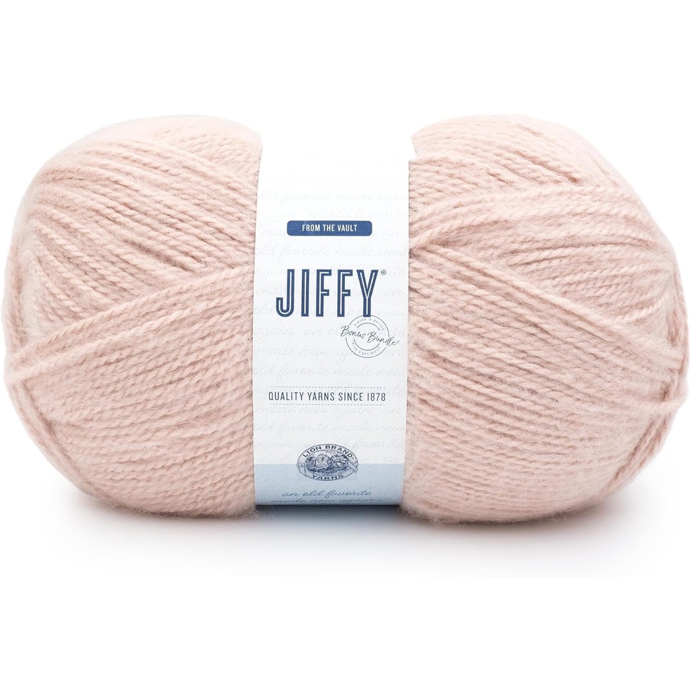 image:imageLion Brand Yarn Jiffy Bonus Bundle Acrylic Yarn for Crochet Plum 1 PackBlush