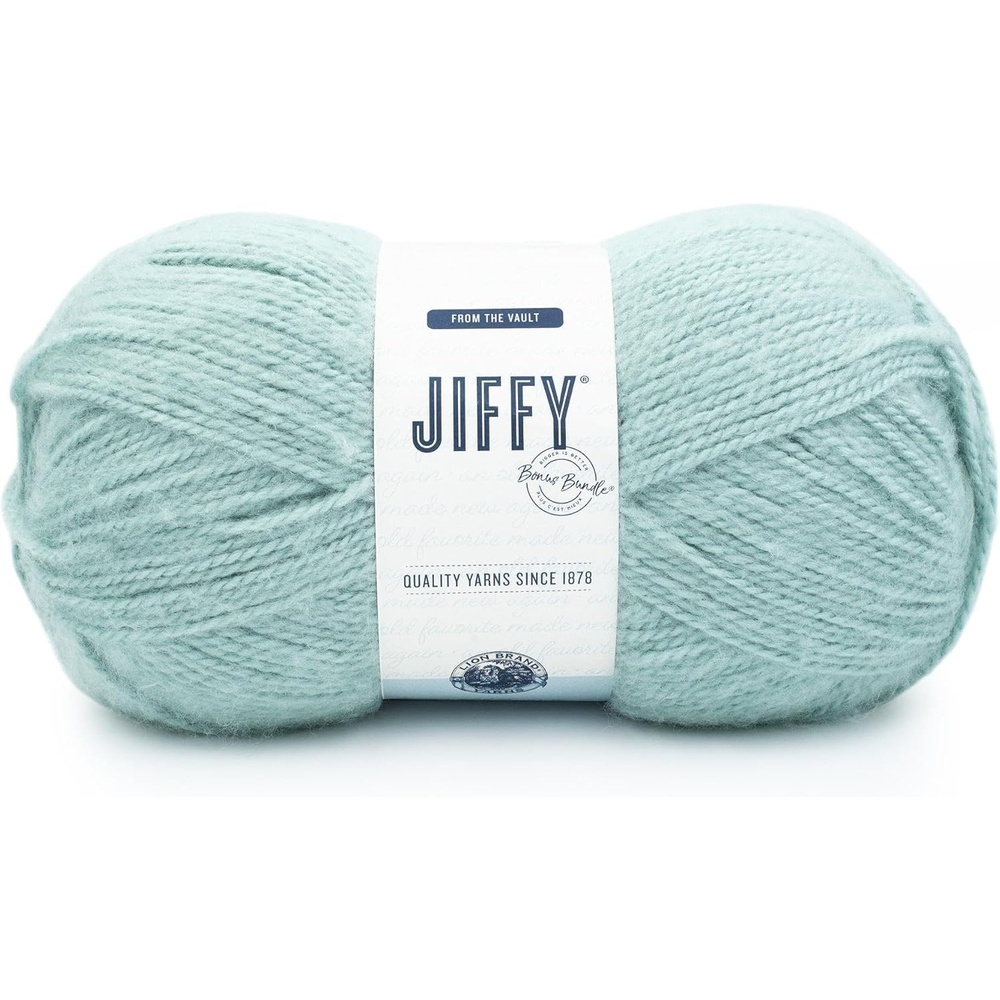 image:imageLion Brand Yarn Jiffy Bonus Bundle Acrylic Yarn for Crochet Plum 1 PackSeafoam