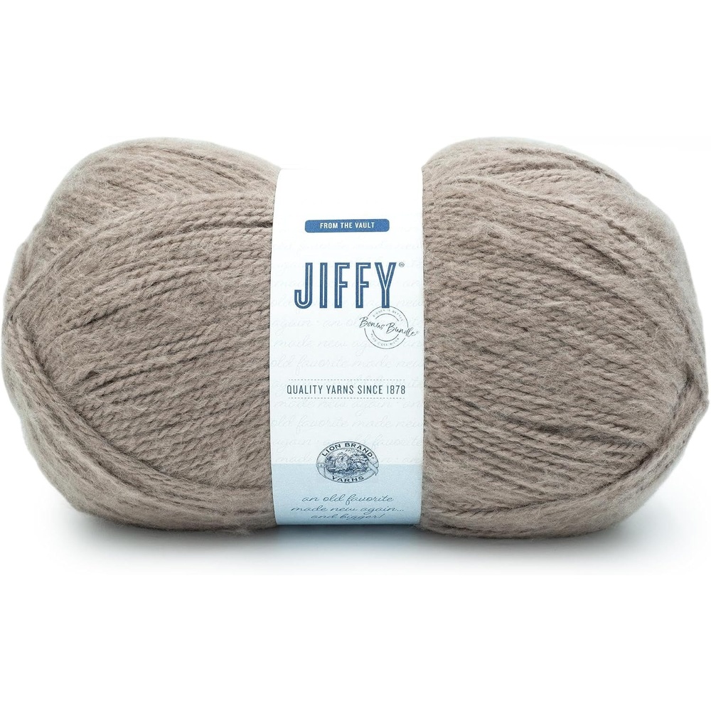 image:imageLion Brand Yarn Jiffy Bonus Bundle Acrylic Yarn for Crochet Plum 1 PackSlate