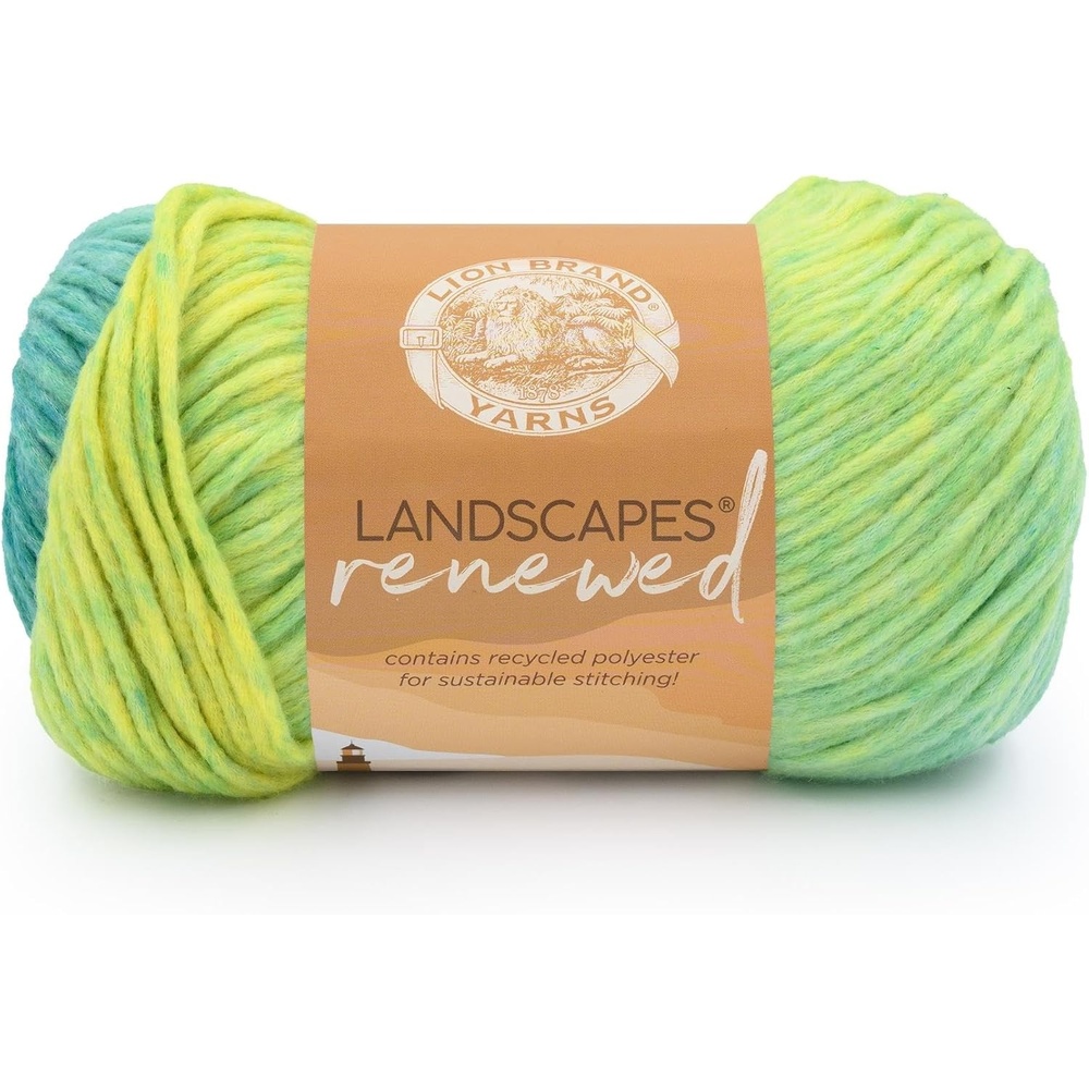 image:imageLion Brand Yarn Landscapes Renewed Recycled Multicolor Yarn for Knitting Dreamcatcher 3 PackDragonfly