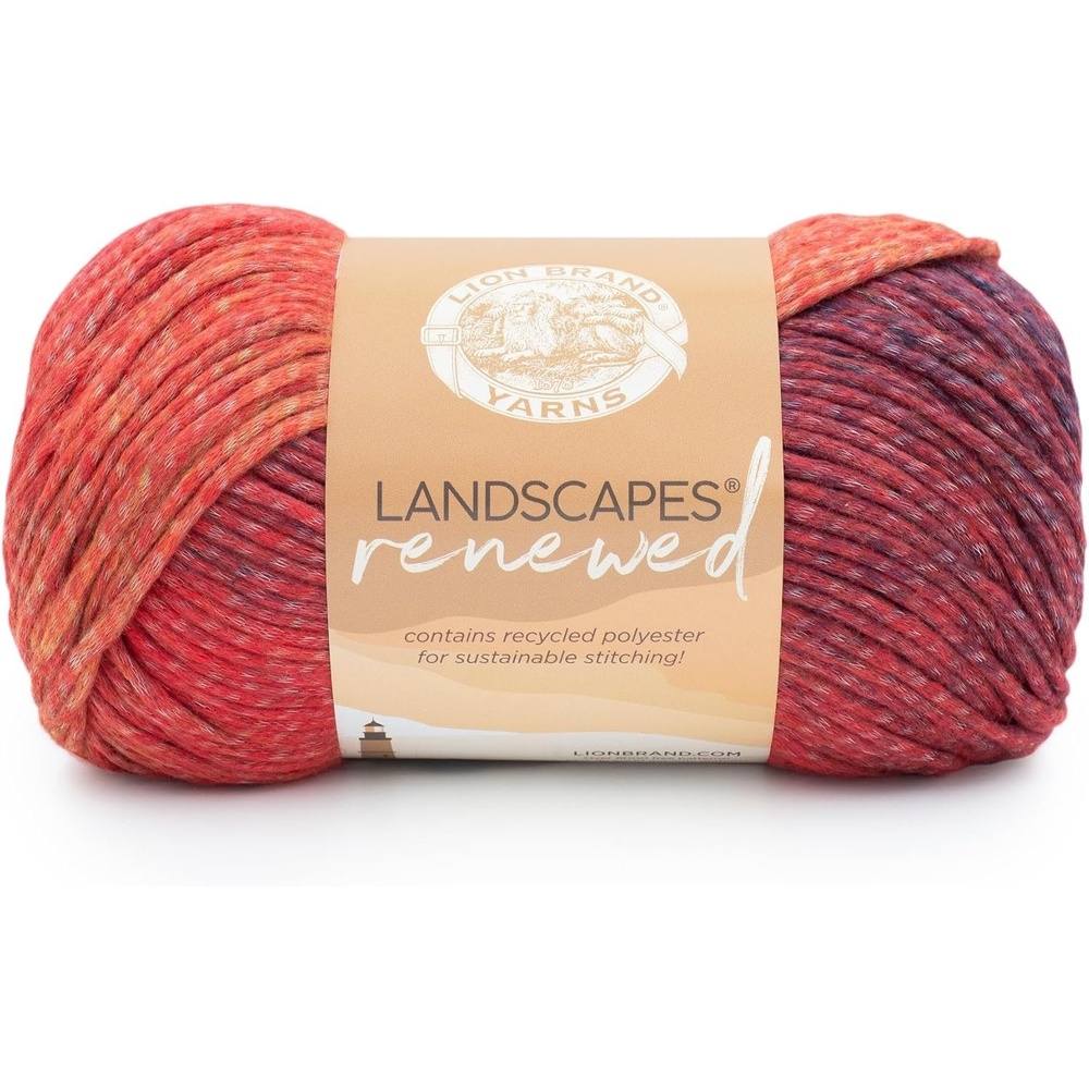 image:imageLion Brand Yarn Landscapes Renewed Recycled Multicolor Yarn for Knitting Dreamcatcher 3 PackFiesta