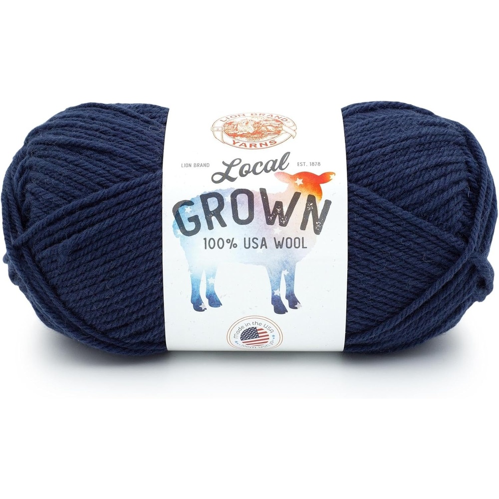 image:imageLion Brand Yarn Local Grown Wool Yarn for Knitting Crochet Quail 1 PackLiberty