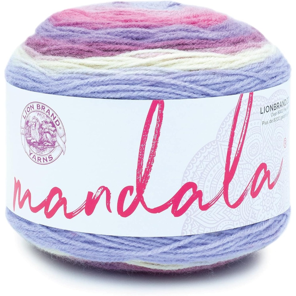 image:imageLion Brand Yarn Mandala DK Lightweight Yarn for Knitting Crochet and Crafts Cupid 3 Pack SelfStriping Acrylic Fiber for Baby Blankets Multicolor Shawls and Variegated CardigansWood Nymph