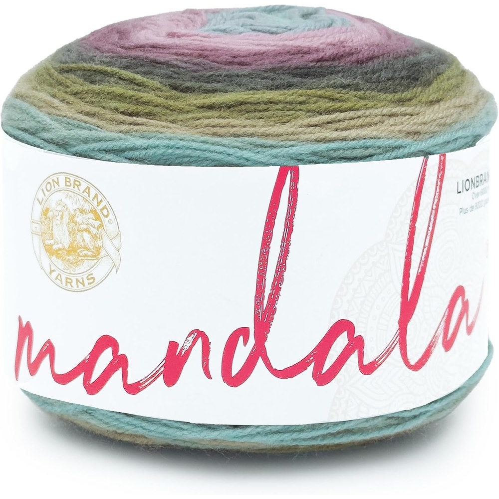 image:imageLion Brand Yarn Mandala DK Lightweight Yarn for Knitting Crochet and Crafts Cupid 3 Pack SelfStriping Acrylic Fiber for Baby Blankets Multicolor Shawls and Variegated CardigansOrcs