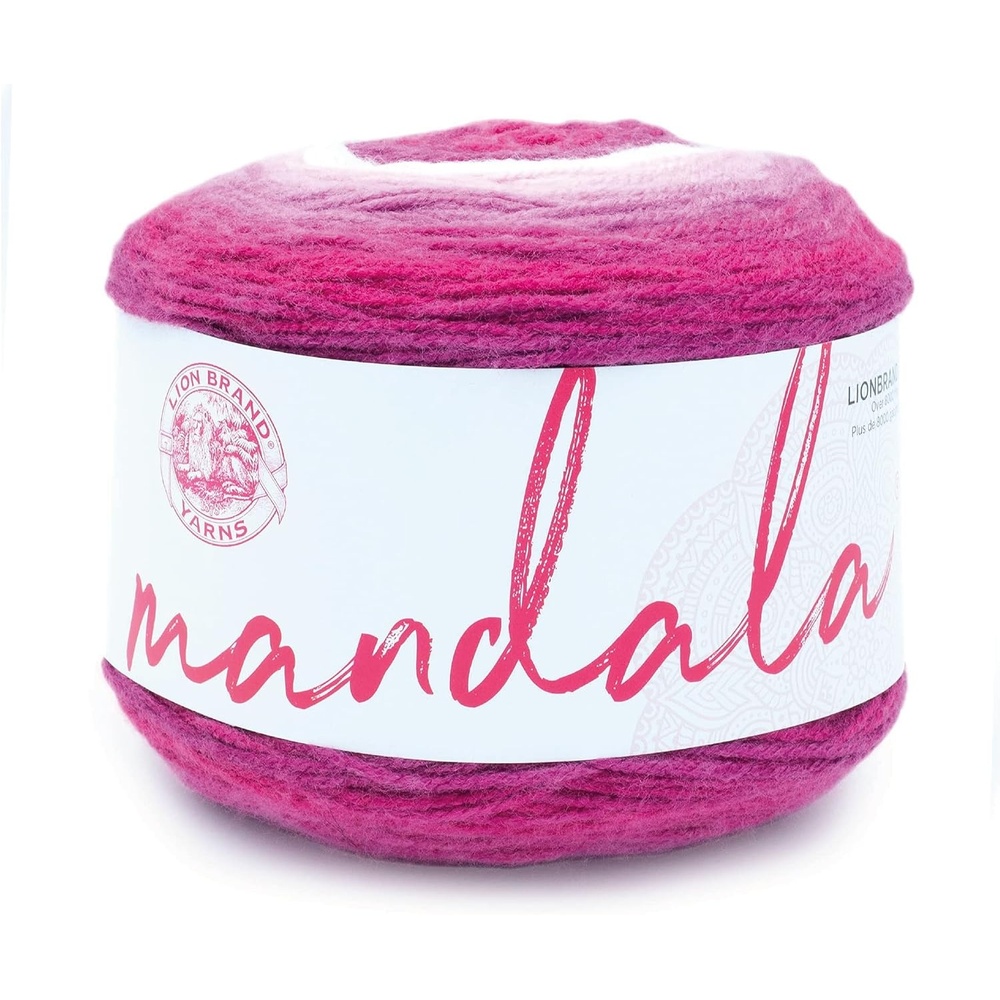image:imageLion Brand Yarn Mandala DK Lightweight Yarn for Knitting Crochet and Crafts Cupid 3 Pack SelfStriping Acrylic Fiber for Baby Blankets Multicolor Shawls and Variegated CardigansCupid