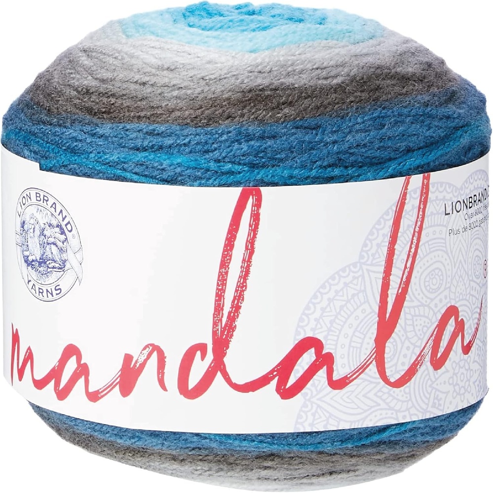 image:imageLion Brand Yarn Mandala DK Lightweight Yarn for Knitting Crochet and Crafts Cupid 3 Pack SelfStriping Acrylic Fiber for Baby Blankets Multicolor Shawls and Variegated CardigansSpirit