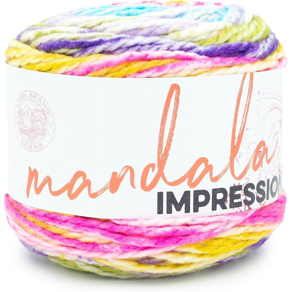 image:imageLion Brand Yarn Mandala Impressions Bulky Yarn Mermaid 1 PackWildflower