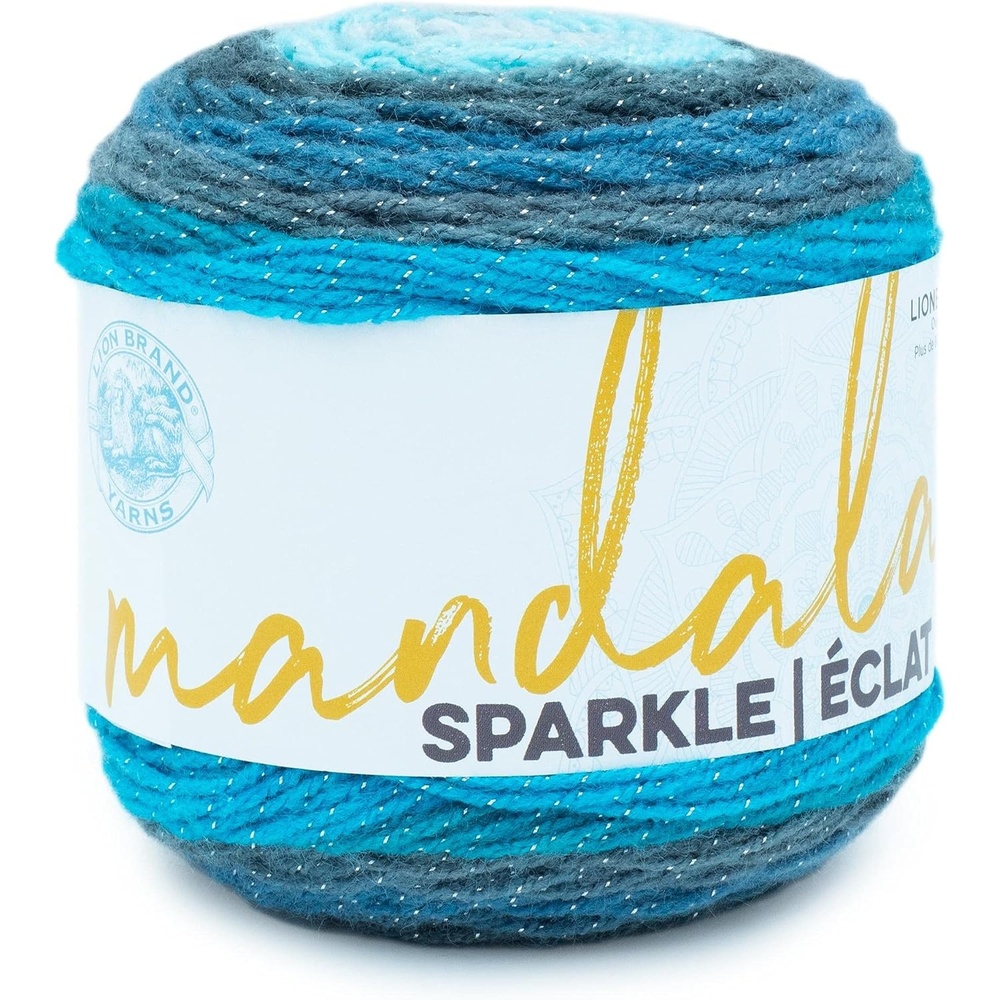 image:imageLion Brand Yarn Mandala Sparkle Yarn Crux 1 SkeinAquarius