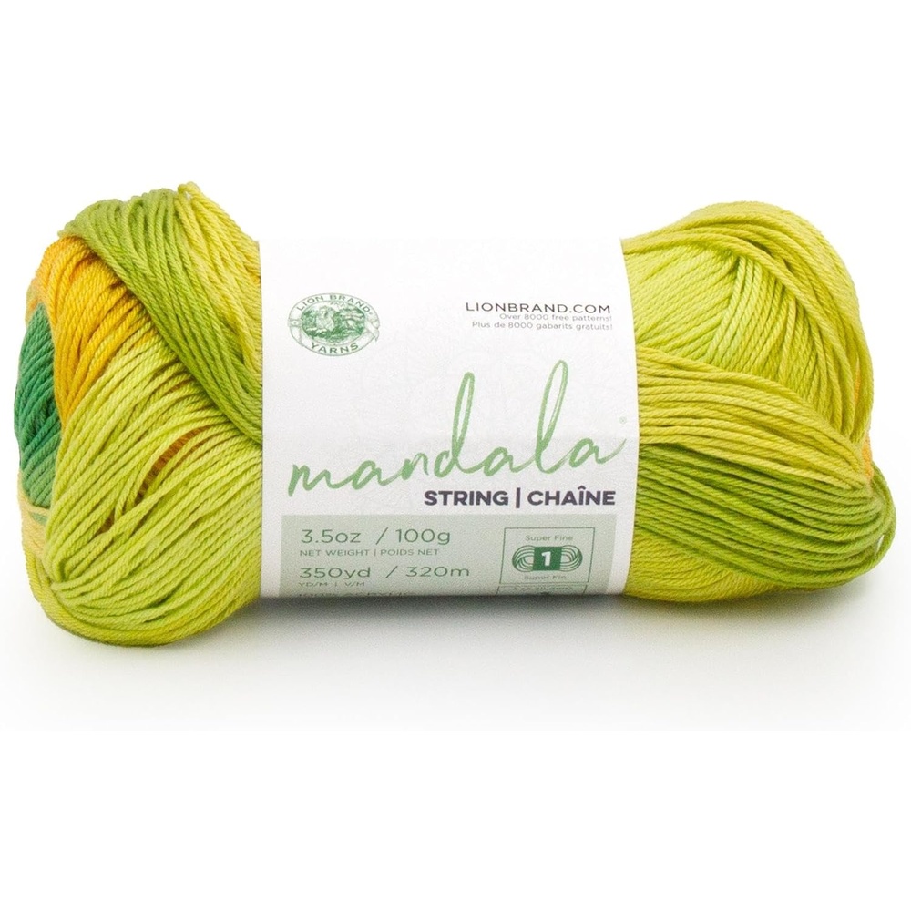 image:imageLion Brand Yarn Mandala String Fingering Yarn for Knitting and Crochet Acoustic 3 PackAcoustic