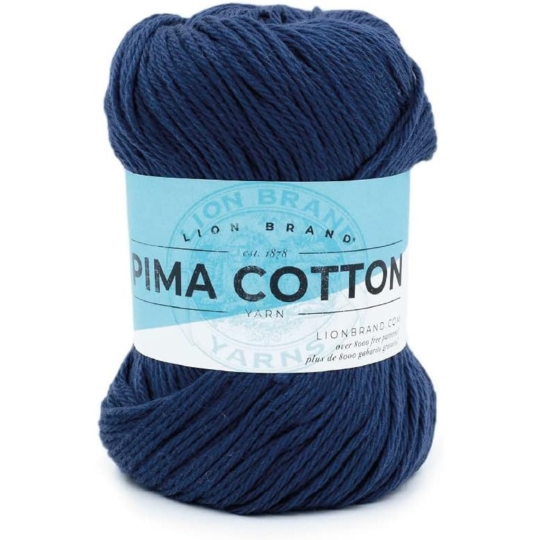 image:imageLion Brand Yarn Pima Cotton Yarn Patagonia 1 SkeinBlueprint