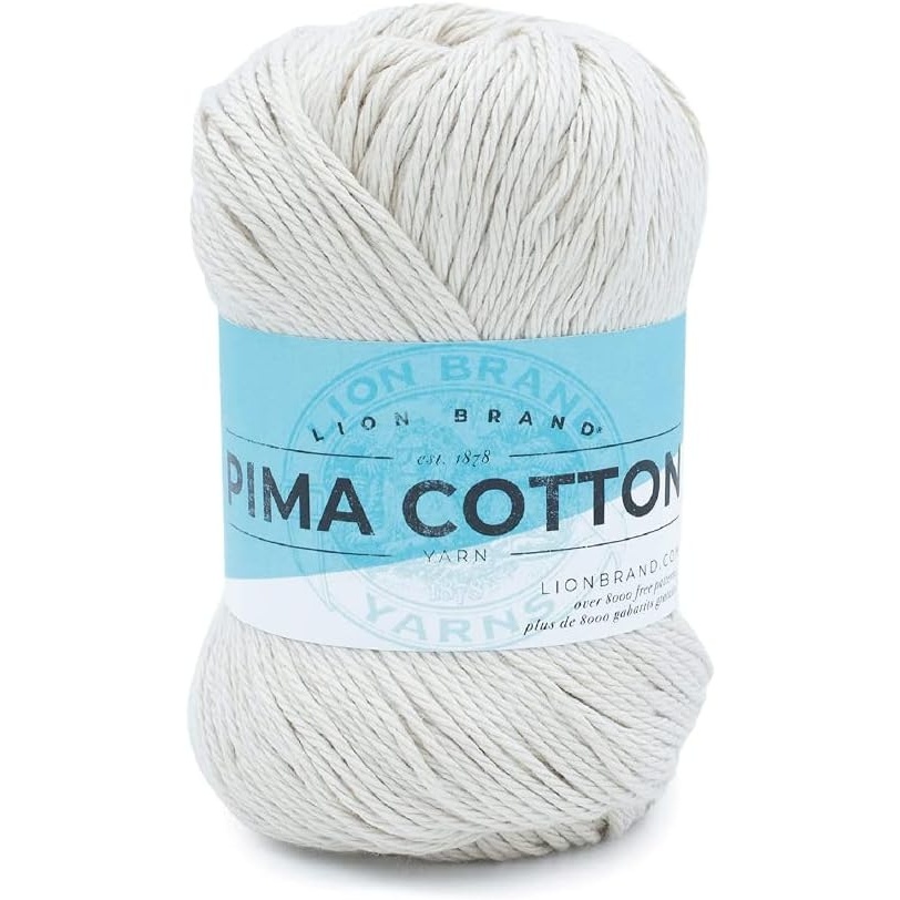 image:imageLion Brand Yarn Pima Cotton Yarn Patagonia 1 SkeinVintage