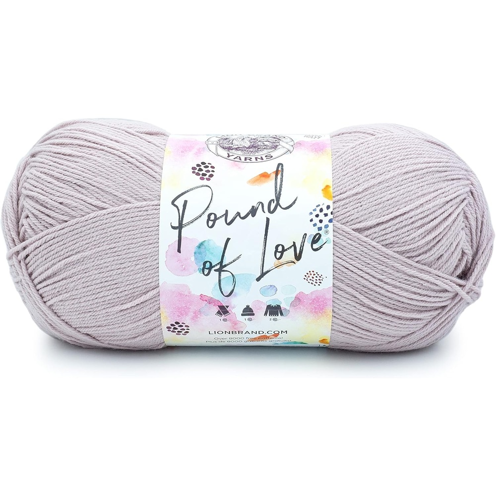 image:imageLion Brand Yarn Pound of Love Large Value Yarn for Knitting Crochet and Crafts Fern 1 PackQuartz