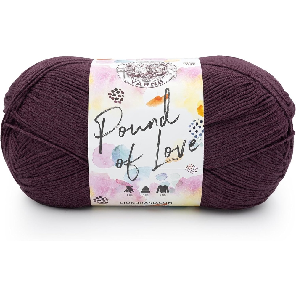 image:imageLion Brand Yarn Pound of Love Large Value Yarn for Knitting Crochet and Crafts Vanilla 1 PackHuckleberry
