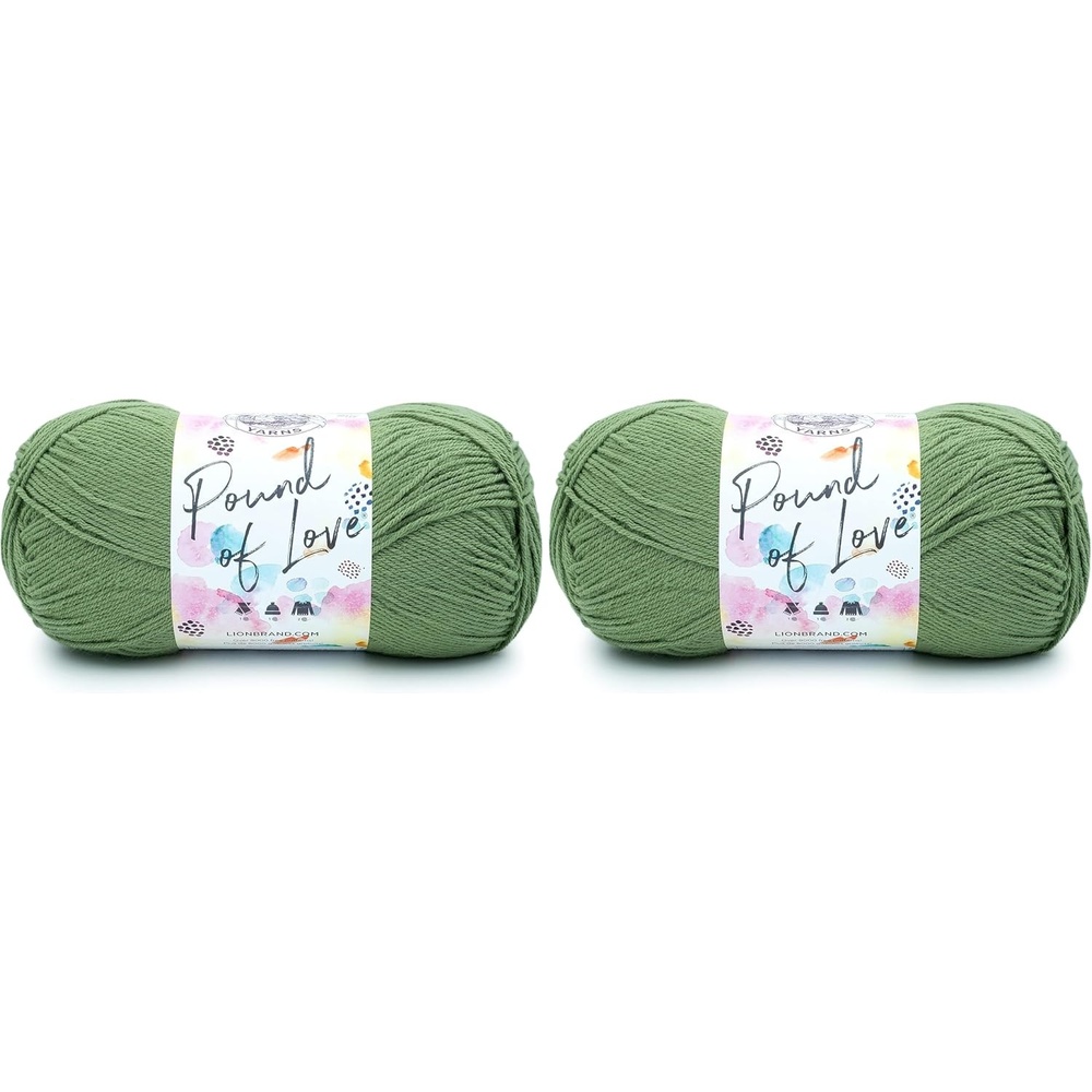 image:imageLion Brand Yarn Pound of Love Large Value Yarn for Knitting Crochet and Crafts Vanilla 1 PackOlive