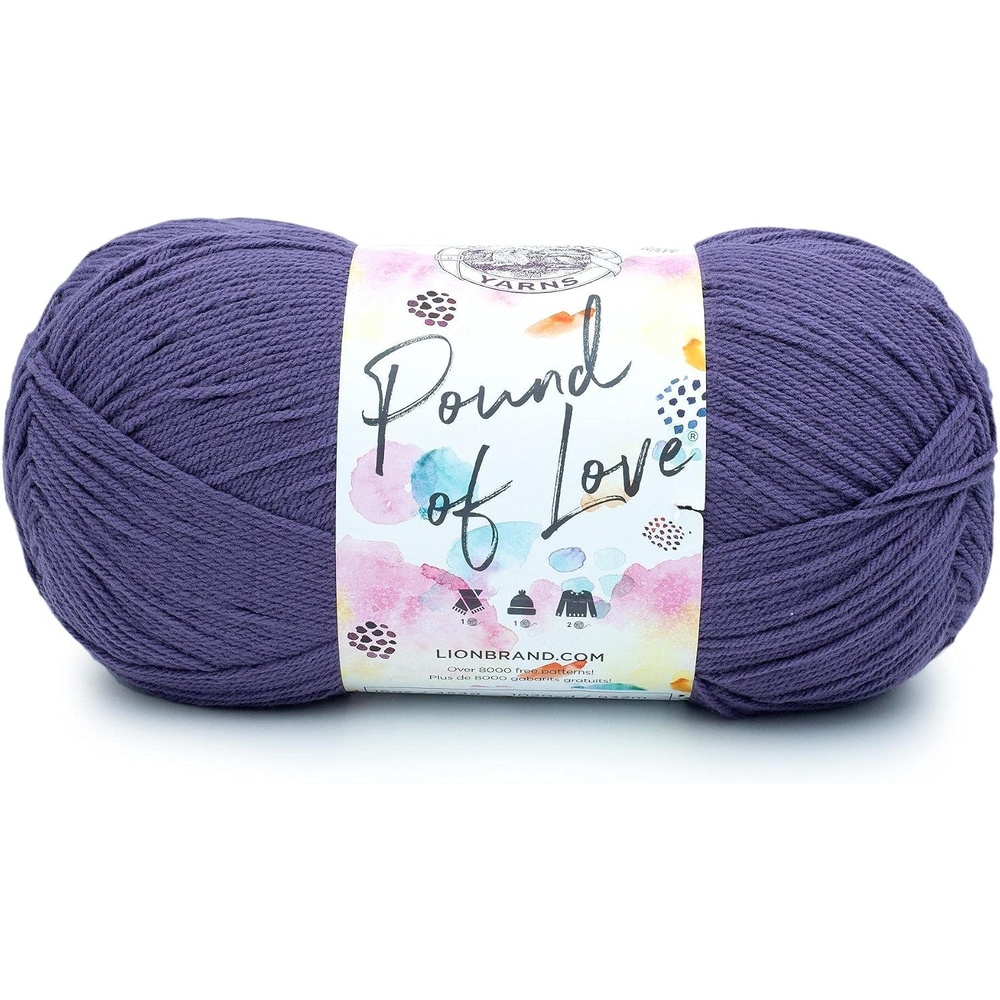 image:imageLion Brand Yarn Pound of Love Large Value Yarn for Knitting Crochet and Crafts Vanilla 1 PackThistle