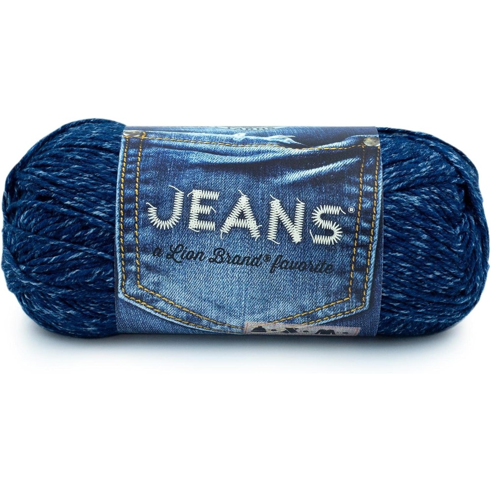 image:imageLion Brand Yarn Soft Jeans Yarn for Crocheting and Knitting Stovepipe 3 PackClassic