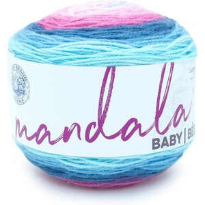 (3 Pack) Lion Brand Yarn Mandala Baby Yarn, Diago Alley(Arendelle)
