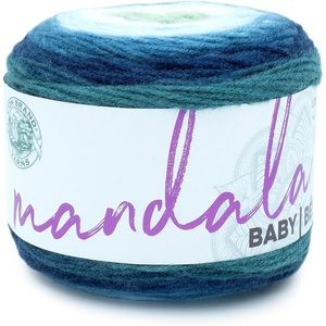 (3 Pack) Lion Brand Yarn Mandala Baby Yarn, Diago Alley(Echo Caves)