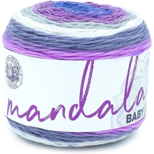 (3 Pack) Lion Brand Yarn Mandala Baby Yarn, Diago Alley(Magic Moon)