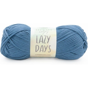 Lion Brand Lazy Days Beginner Yarn for Knitting, Crocheting, and Crafts, Clay, 3 Pack(Bluebell)