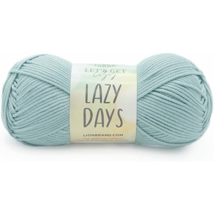 Lion Brand Lazy Days Beginner Yarn for Knitting, Crocheting, and Crafts, Clay, 3 Pack(Surf Spray)