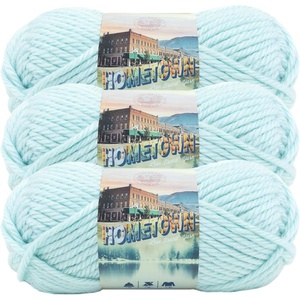 Lion Brand Yarn 135-219 Hometown Yarn, North Folk Merlot (1 Skein)(Louisville Julep)